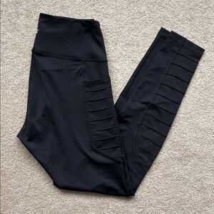 Fila High-Waist Black Leggings, M, NWOT